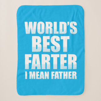 World's Best Farter I Mean Father Sherpa Blanket
