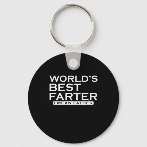 Worlds best Farter I mean Father Vatertag Keychain