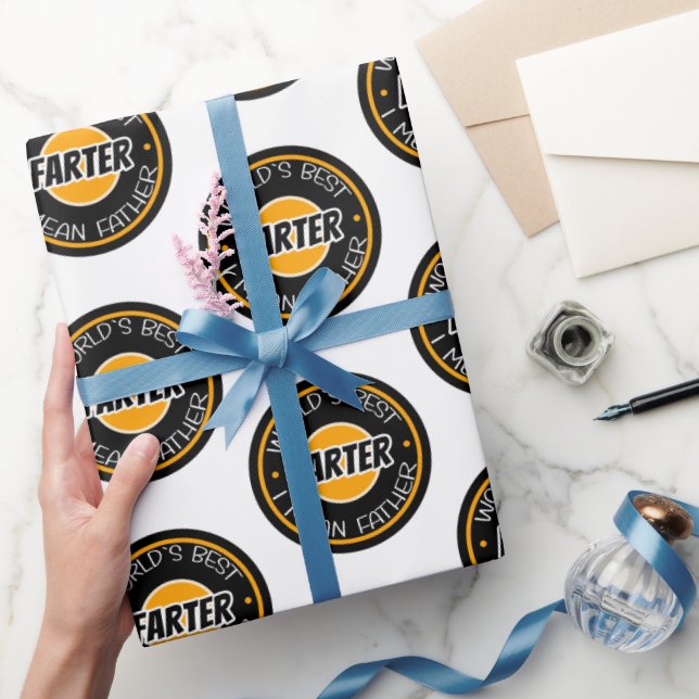 World's Best Farter I Mean Father Wrapping Paper (Gifting)