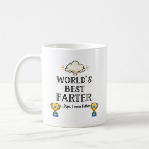 World's Best Farter Mug Gift for Dad Father's Day 