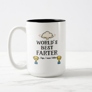 World's Best Farter Mug Gift for Dad Father's Day 