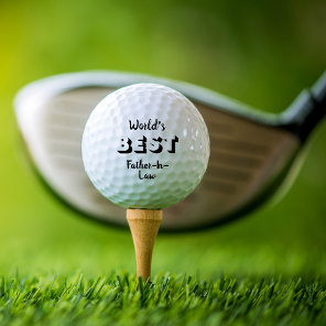World's Best Father-in-Law Golf Balls