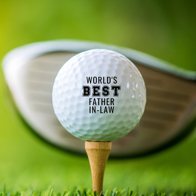 World's Best Father-In-Law Golf Balls (Creator Uploaded)