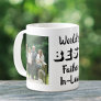 World's Best Father-in-Law Photos Personalized Coffee Mug
