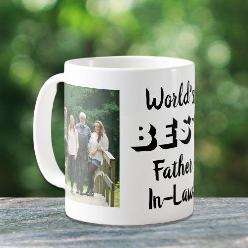 Worlds Best Father_in_Law Photos Personalized Coffee Mug