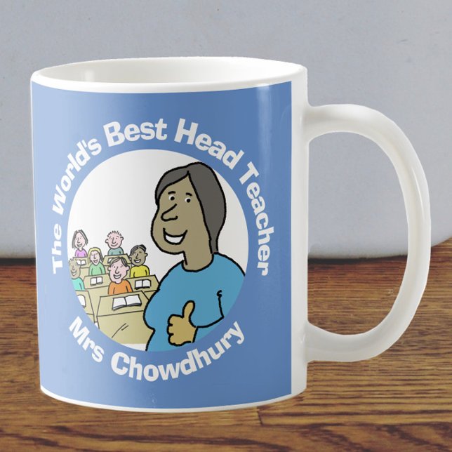 World's Best Female Head Teacher Coffee Mug (Creator Uploaded)