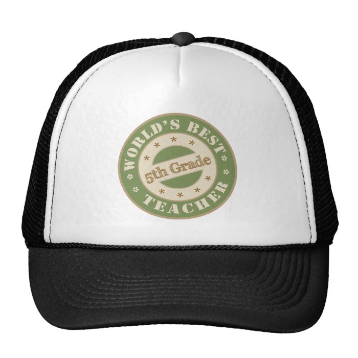 Worlds Best Fifth Grade Teacher Trucker Hat