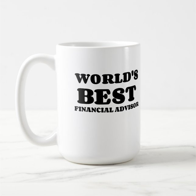 WORLD'S BEST FINANCIAL ADVISOR COFFEE MUG (Left)