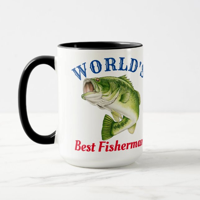 World's Best Fisherman Mug (Left)