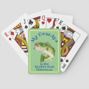 World's Best Fisherman Poker Cards