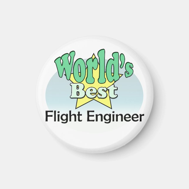 World's Best Flight Engineer Magnet (Front)