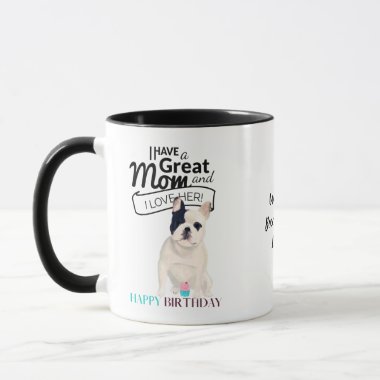 World's BEST FRENCHIE DOG MOM Personalized Fun Mug