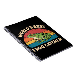 World's Best Frog Catcher Funny Meme Sarcastic Notebook