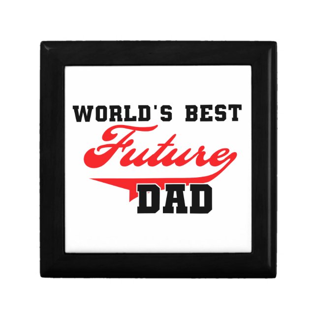 World's Best Future Dad Gifts Jewelry Box (Front)