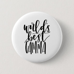 World's Best Gamma Calligraphy Button