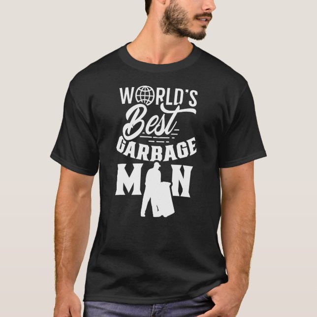 World's Best Garbage Man Disposal Truck Men T-Shirt (Front)