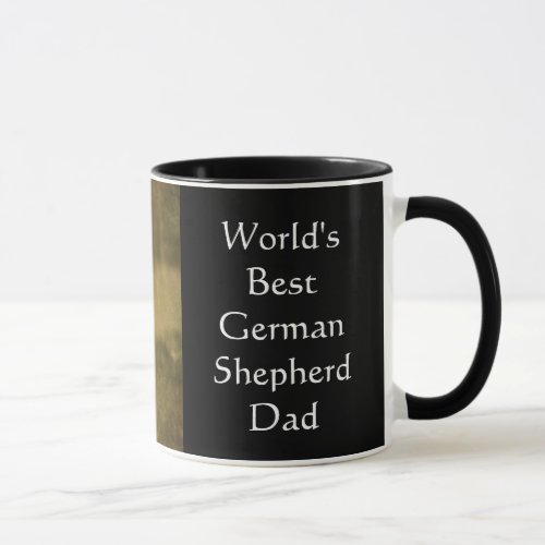 Worlds Best German Shepherd Dad Mug