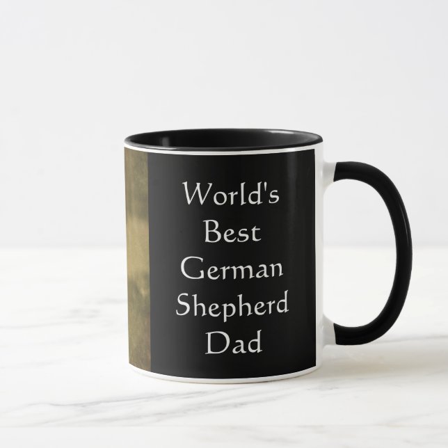World's Best German Shepherd Dad Mug (Right)