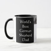 World's Best German Shepherd Dad Mug (Left)