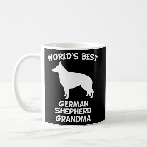 WorldS Best German Shepherd Grandma Dog Owner Coffee Mug