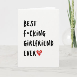 Worlds Best Girlfriend Ever Card
