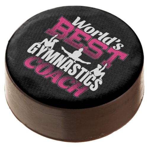 Worlds Best Girls Gymnastics Coach Chocolate Covered Oreo