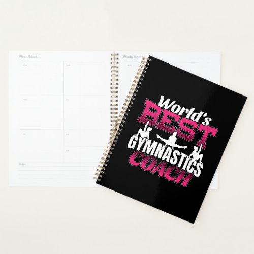 Worlds Best Girls Gymnastics Coach Planner