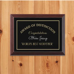 World's Best Godfather Award Plaque<br><div class="desc">Great gift for any Godfather</div>