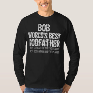 World's Best Godfather Custom Name T-Shirt