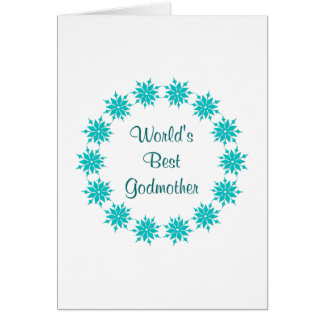 World's Best Godmother Cards