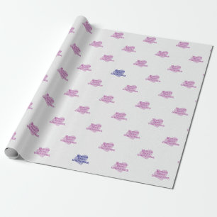 World's Best Godmother Pattern Wrapping Paper