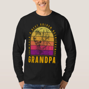 World's best Golden Retriever Grandpa Dog  Saying T-Shirt
