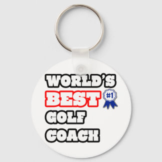 World's Best Golf Coach Keychain