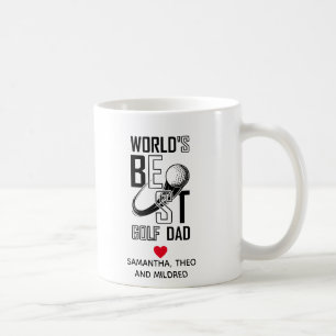 World's Best Golf Dad – Funny & Thoughtful Gift Coffee Mug