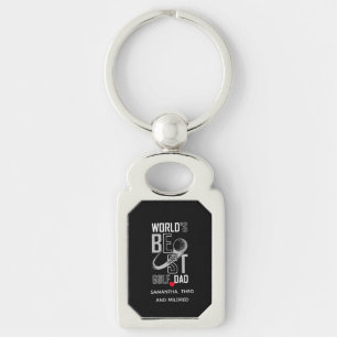 World's Best Golf Dad – Funny & Thoughtful Gift Keychain