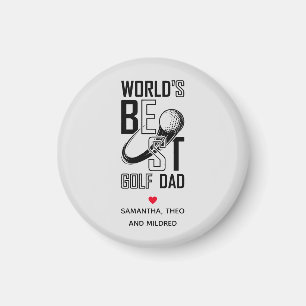World's Best Golf Dad – Funny & Thoughtful Gift Magnet