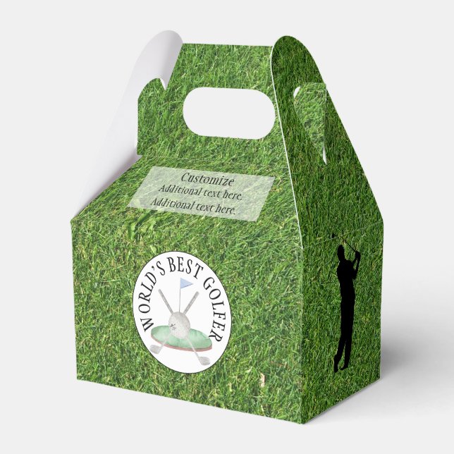 World's Best Golfer Favor Box (Front Side)