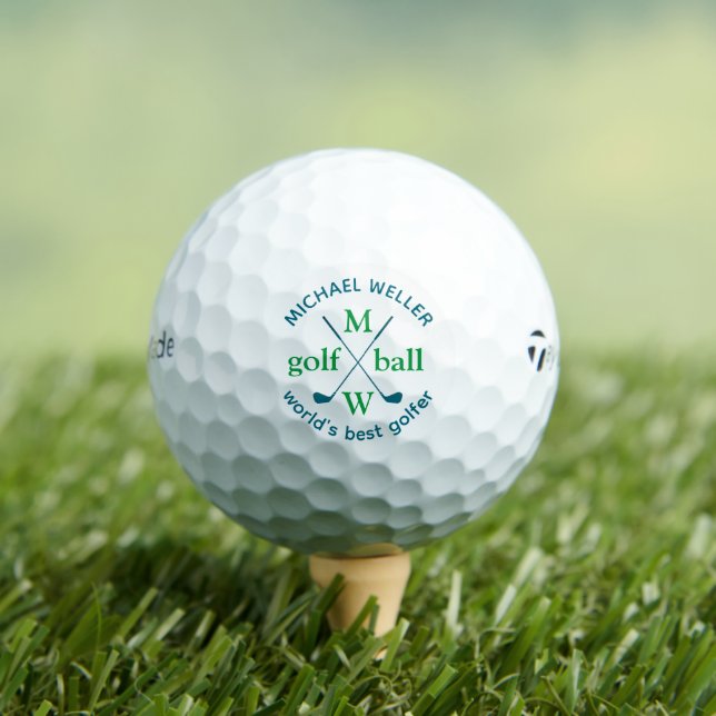 'World's Best Golfer'  Golf Balls (Insitu Tee)