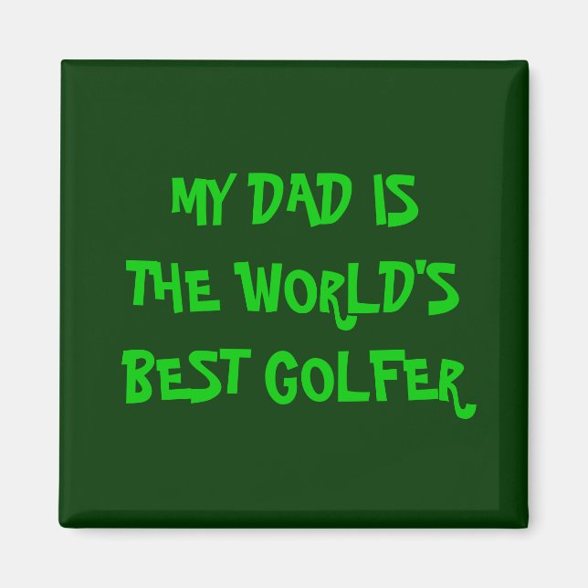 WORLD'S BEST GOLFER MAGNET (Front)