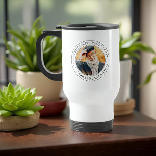 World's Best Grampa By Par Classic Simple Photo Travel Mug