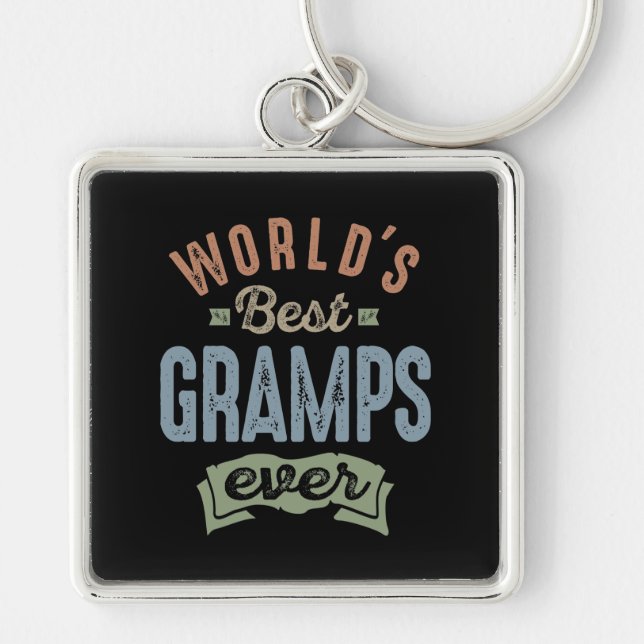 Worlds Best Gramps Keychain (Front)