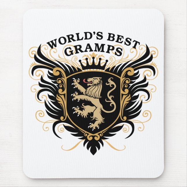 World's Best Gramps Mouse Pad (Front)