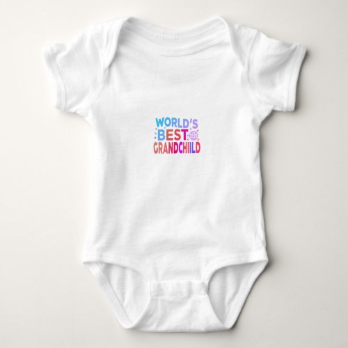 Worlds Best Grandchild Baby Bodysuit