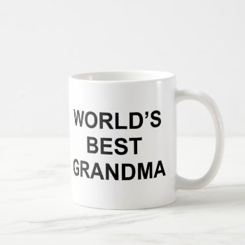 World's Best Grandma Coffee Mug by Smudly at Zazzle