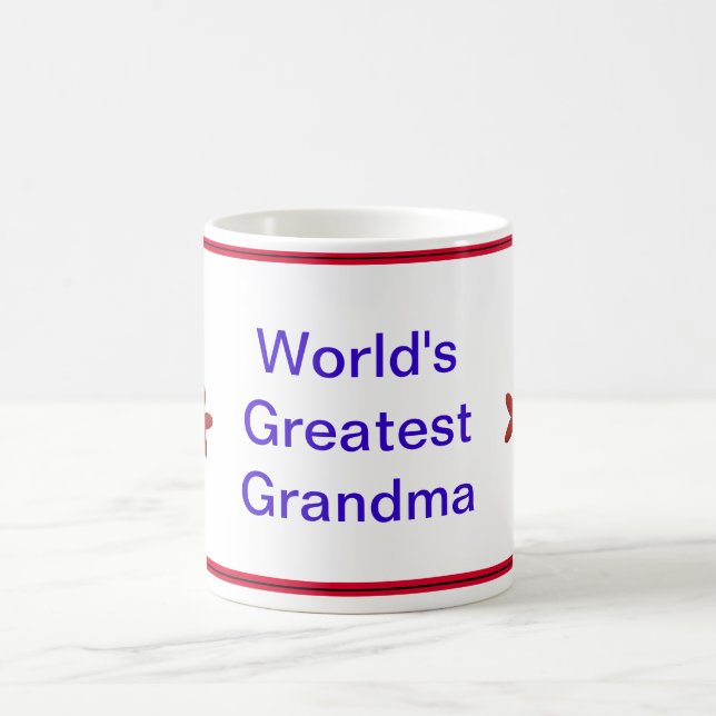 WORLD'S BEST GRANDMA COFFEE OR TEA MUG (Center)