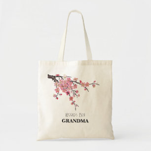 World's Best Grandma Floral watercolor Tote Bag