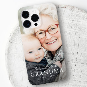 World's best grandma grandmother est year photo Case-Mate iPhone 14 pro max case