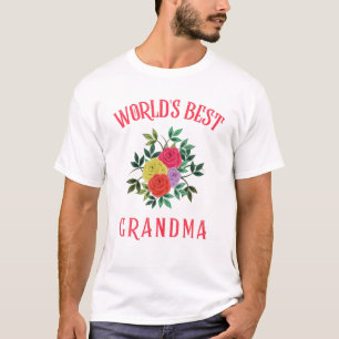 World's Best Grandma Happy Mother's Day Dia De Las T-Shirt