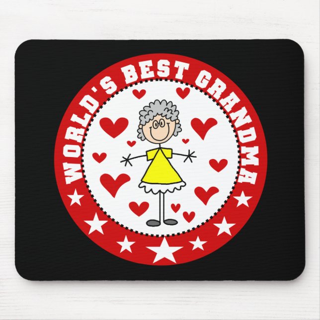 World's Best Grandma Mousepad (Front)