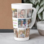 World&#39;s Best Grandma Name Instagram Photo Collage Latte Mug at Zazzle